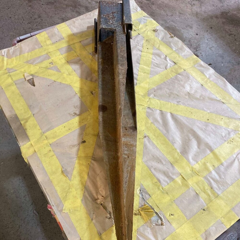 4x4 Fence Post Anchor Ground Spike 36” Length Metal Mailbox post anchor 3.5x3.5